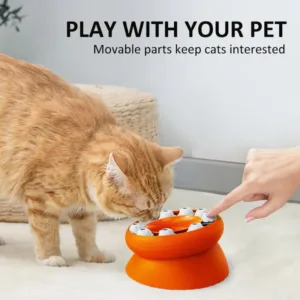 Popular Puzzle Multifunctional Cat Supplies Leaky Slow Food Bowl Cat Self-Hi Interactive Toys Pet Cat Supplies